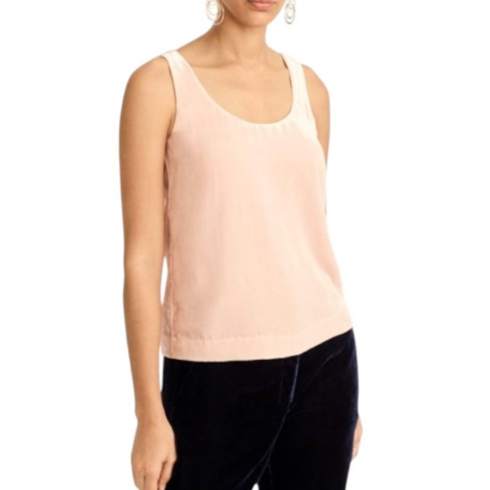 J.Crew cream Rift velvet sleeveless tank top size 6